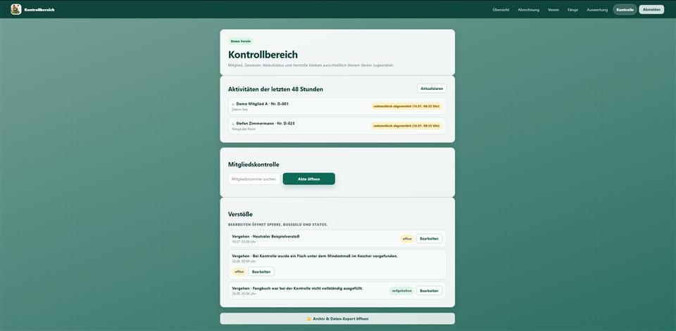 Beispiel Adminbereich