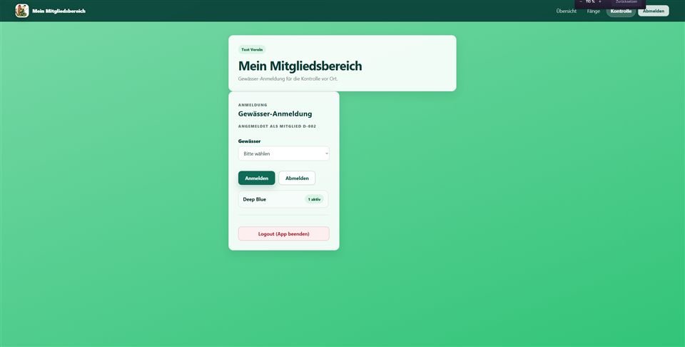 Beispiel Mitgliedsbereich